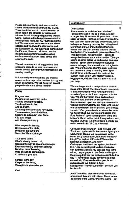Celied now hoseof u s e Dt 1 onca dawned upon me; durng conversson i an cderconwc (y st i) who s 1o ‘onaof oy dearet i (a0 ou Sy Ho s "Out generaton’s 80 vlet because we haverithad our war ik ut Fatbers and Fore Faners. pon conlamplaton oy it Poleof a e up o tht pot aughed and s, “Bulvl Ourwar s on i S0est & i e e, o ke PO, hamas? Ofcouse | was younger — and wo wars wen Rt who s 0 sl n o syolo: g e wart A of Gours: we werobioned 0 Bonel Butl ivck down ke o on heawy ing Th o i Eursall We ar e forgoen genarsion. And now? iy war o il i o systam: bt hro i ESP. 6% paychologcal erar. Each cay | can avaken & ook oty gy a4 mug e mirer, sy 8 prayr 1o Gods and ugh 9o sylo at haw ot boken e & 1 0 s oy - have wonl Everyday e 2.2 00 man - i Froadom s vt pecple. A Slchocus o v &eam & gt Dot v - Nover Surender— D win oot bocks ot And 61 am ki o o hose | ave ks, | om ot and ey are ot vcms. They/ we a0 i players o e Garme. Py o Garme - py